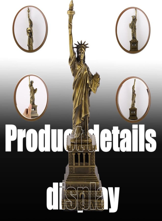 FUNHOKO Statue of Liberty America 6 Inches Metal Model Souvenir Home Decor Gift Copper Tint for Friends,New York City Party Supplies (15 cm) - Image 5